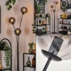 hofstein Lampadaire - Verre 15 cm Gastor Fumé, 3 lumières* Lampes Modernes