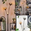 hofstein Lampadaire - Verre 15 cm Gastor Ambre, Clair, Fumé, 3 lumières* Lampes Modernes