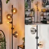 hofstein Lampadaire - Verre 15 cm Gastor Ambre, Clair, Fumé, 5 lumières* Lampes Modernes