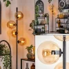 hofstein Lampadaire - Verre 15 cm Gastor Ambre, 4 lumières* Lampes En Verre