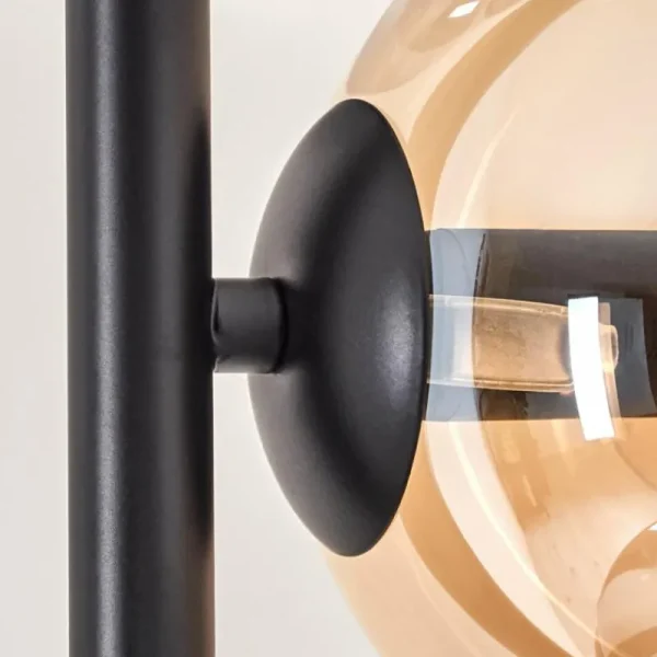 hofstein Lampadaire - Verre 15 cm Gastor Ambre, Clair, Fumé, 6 lumières* Lampes Modernes