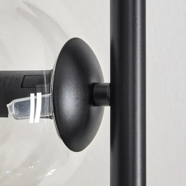 hofstein Lampadaire - Verre 15 cm Gastor Clair, 6 lumières* Lampes En Verre