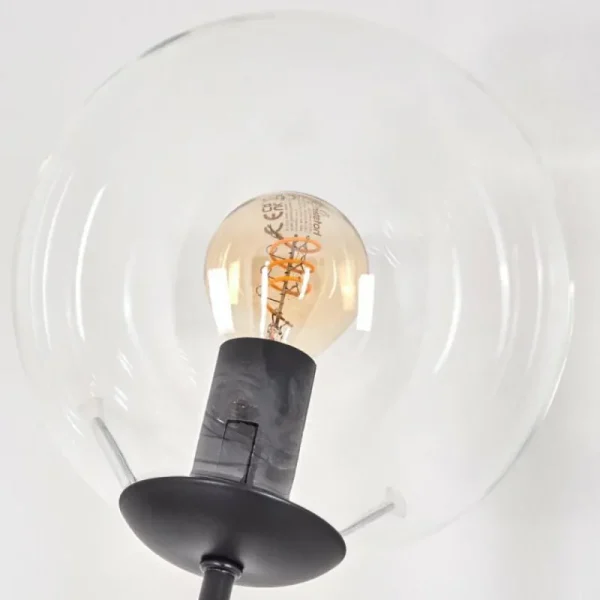 hofstein Lampadaire - Verre 15 cm Gastor Clair, 5 lumières* Lampes En Verre
