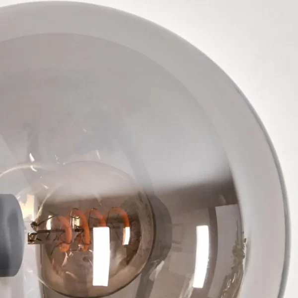 hofstein Lampadaire - Verre 15 cm Gastor Ambre, Fumé, 5 lumières* Lampes Modernes