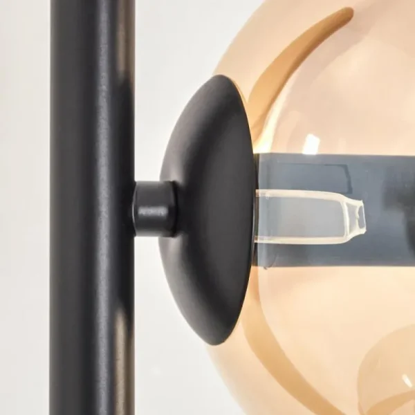 hofstein Lampadaire - Verre 15 cm Gastor Ambre, Clair, Fumé, 5 lumières* Lampes Modernes