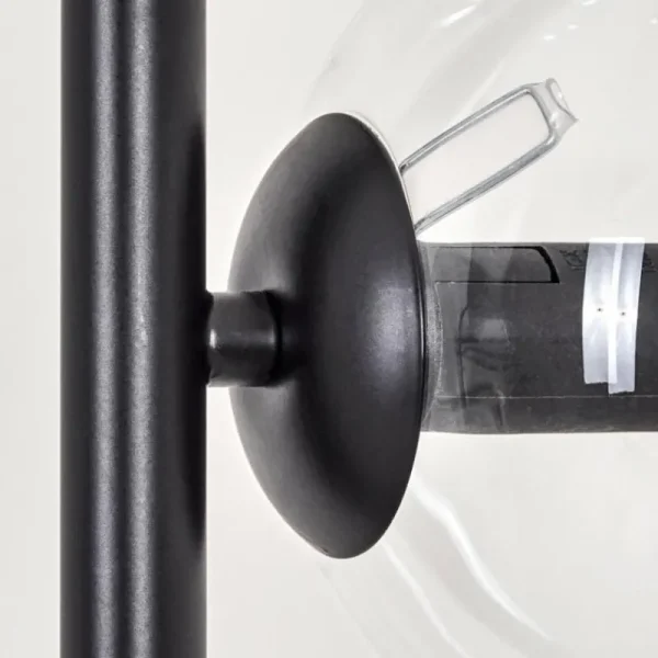 hofstein Lampadaire - Verre 15 cm Gastor Clair, 5 lumières* Lampes En Verre