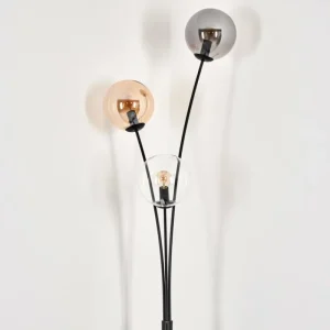hofstein Lampadaire - Verre 15 cm Gastor Ambre, Clair, Fumé, 3 lumières* Lampes Modernes