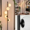 hofstein Lampadaire - Verre 10 cm Remaisnil Blanc, 5 lumières* Lampes Modernes