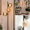hofstein Lampadaire - Verre 15 cm Remaisnil Noir, 3 lumières* Lampes Modernes