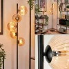 hofstein Lampadaire - Verre 15 cm Remaisnil Ambre, 5 lumières* Lampes Modernes