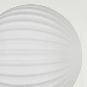 hofstein Lampadaire - Verre 12 cm Remaisnil Blanc, 3 lumières* Lampes Modernes