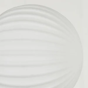 hofstein Lampadaire - Verre 12 cm Remaisnil Blanc, 5 lumières* Lampes Modernes