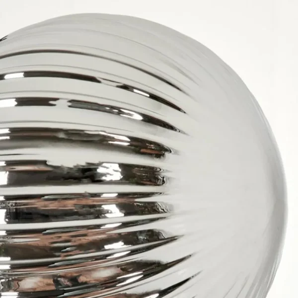 hofstein Lampadaire - Verre 15 cm Remaisnil Fumé, 3 lumières* Lampes Modernes