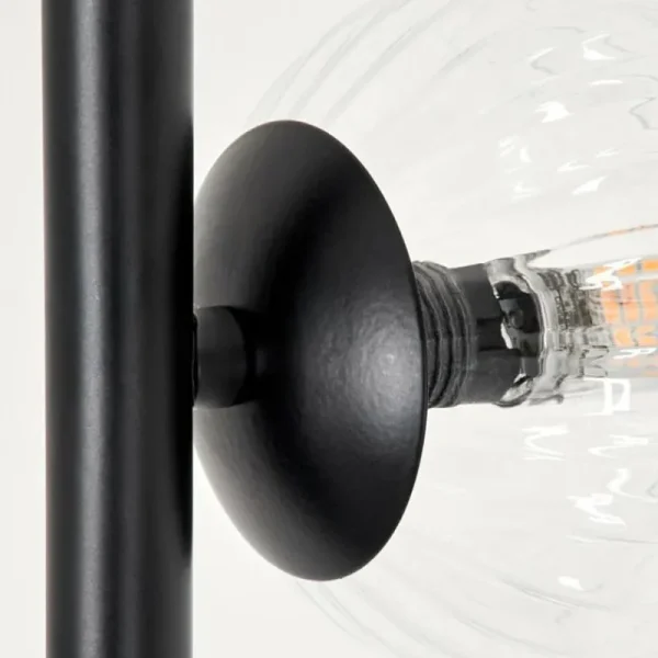 hofstein Lampadaire - Verre 10 cm Remaisnil Clair, 6 lumières* Lampes Modernes
