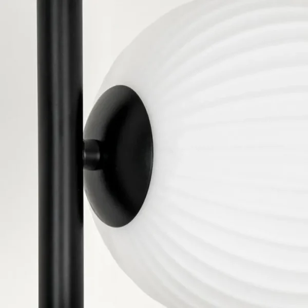 hofstein Lampadaire - Verre 15 cm Remaisnil Blanc, 6 lumières* Lampes Modernes