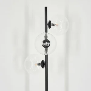 hofstein Lampadaire - Verre 15 cm Remaisnil Clair, 3 lumières* Lampes Modernes
