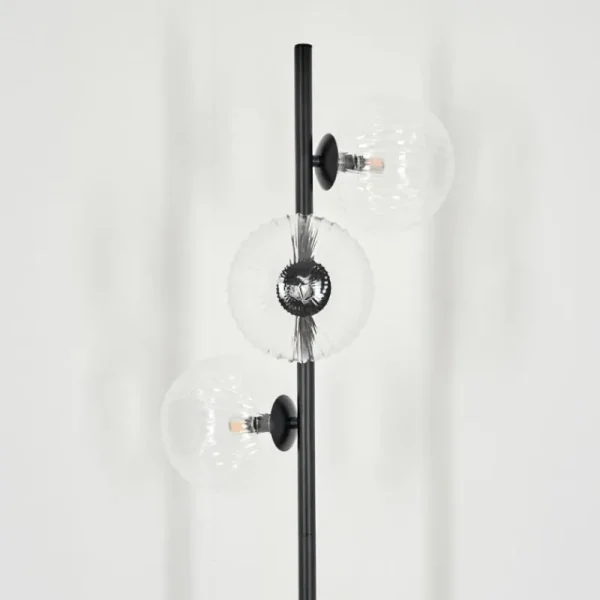 hofstein Lampadaire - Verre 15 cm Remaisnil Clair, 3 lumières* Lampes Modernes