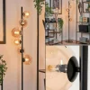 hofstein Lampadaire - Verre Remaisnil Ambre, 6 lumières* Lampes En Verre