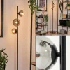hofstein Lampadaire - Verre Remaisnil Clair, Fumé, 3 lumières* Lampes Modernes