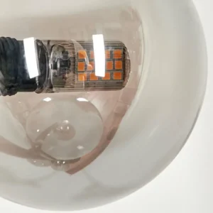 hofstein Lampadaire - Verre Remaisnil Fumé, 6 lumières* Lampes Modernes