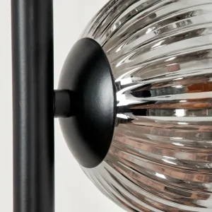 hofstein Lampadaire - Verre Remaisnil Noir, 5 lumières* Lampes Modernes