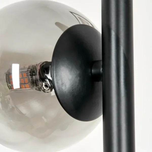 hofstein Lampadaire - Verre Remaisnil Fumé, 3 lumières* Lampes Modernes