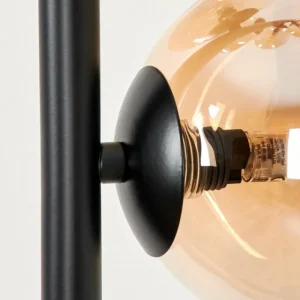 hofstein Lampadaire - Verre Remaisnil Ambre, 5 lumières* Lampes En Verre