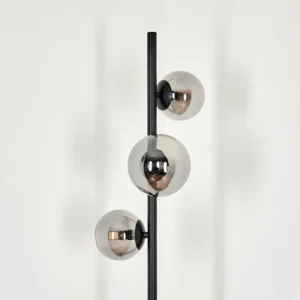 hofstein Lampadaire - Verre Remaisnil Fumé, 3 lumières* Lampes Modernes