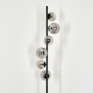 hofstein Lampadaire - Verre Remaisnil Fumé, 6 lumières* Lampes Modernes