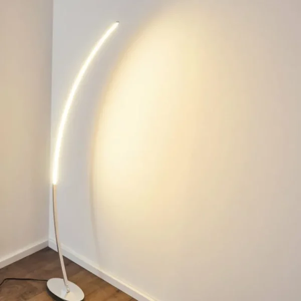 hofstein Lampadaire Antares LED Chrome, 1 lumière* Lampes Modernes