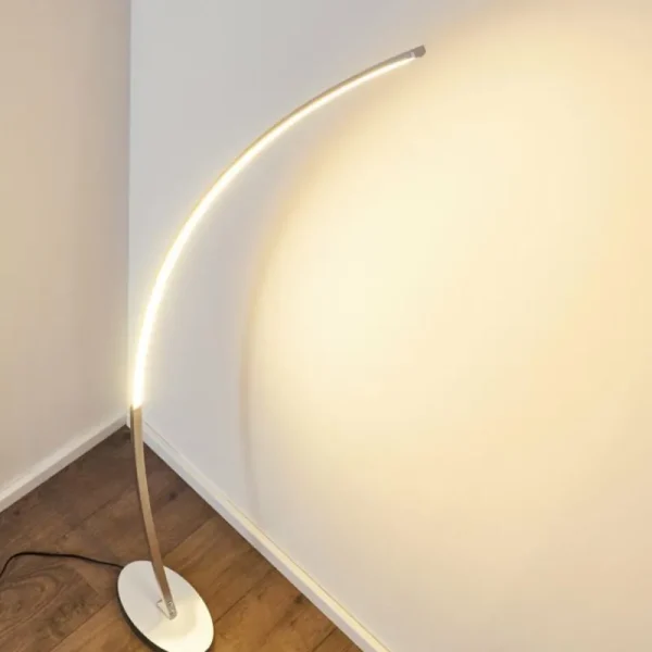 hofstein Lampadaire Antares LED Chrome, 1 lumière* Lampes Modernes