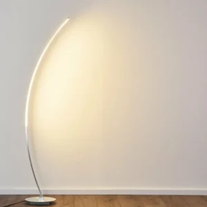 hofstein Lampadaire Antares LED Chrome, 1 lumière* Lampes Modernes