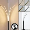 hofstein Lampadaire Bakersfield LED Noir, Blanc, 1 lumière* Lampes Modernes