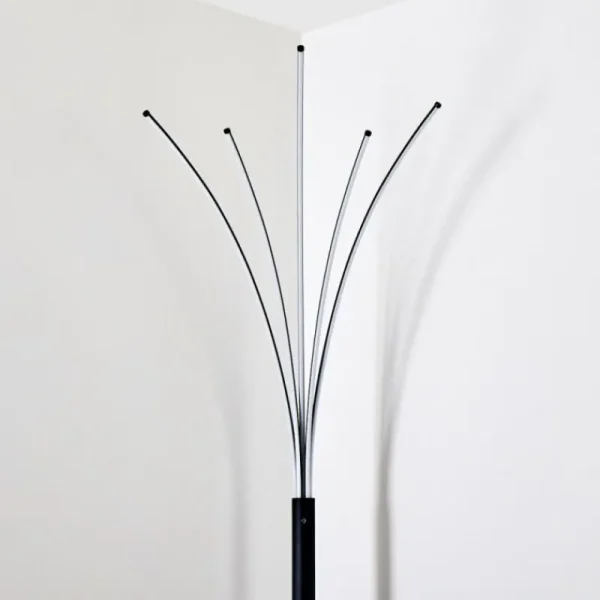 hofstein Lampadaire Bakersfield LED Noir, Blanc, 1 lumière* Lampes Modernes