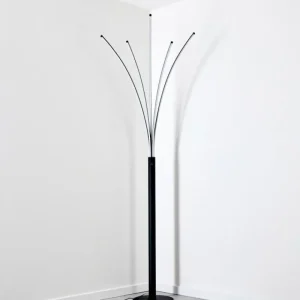 hofstein Lampadaire Bakersfield LED Noir, Blanc, 1 lumière* Lampes Modernes