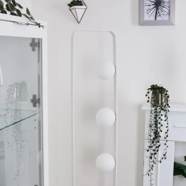 hofstein Lampadaire Beland Blanc, 3 lumières* Lampes En Verre