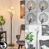 hofstein Lampadaire Bernado Noir, 5 lumières* Lampes Modernes