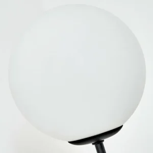 hofstein Lampadaire Bernado Noir, 5 lumières* Lampes En Verre