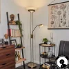 hofstein Lampadaire Biot LED Vieux laiton, 2 lumières* Lampes Modernes