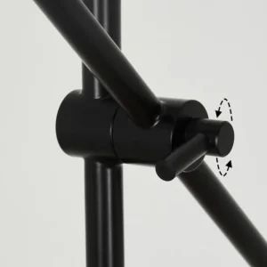 hofstein Lampadaire Camori Noir, 1 lumière* Lampes Modernes