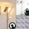 hofstein Lampadaire Cazis LED Nickel mat, 3 lumières* Lampes Modernes