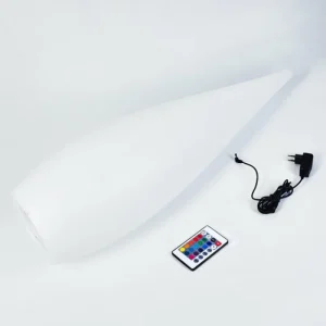 hofstein Lampadaire d'extérieur Bouilli LED Blanc, 1 lumière, Télécommandes, Changeur de couleurs* Lampes Modernes