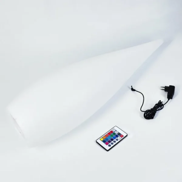 hofstein Lampadaire d'extérieur Bouilli LED Blanc, 1 lumière, Télécommandes, Changeur de couleurs* Lampes Modernes