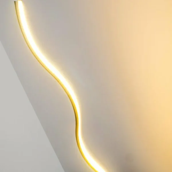 hofstein Lampadaire Dillon LED Nickel mat, 1 lumière* Lampes Modernes