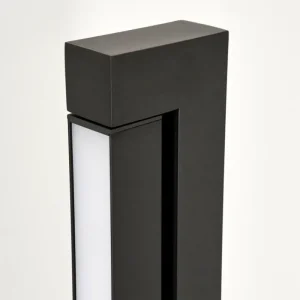 hofstein Lampadaire Dubuisson LED Anthracite, 1 lumière, Télécommandes* Lampes Modernes