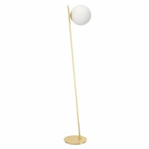 Luminaires Eglo Lampadaire Eglo RONDO Laiton, 1 lumière* Lampes En Verre