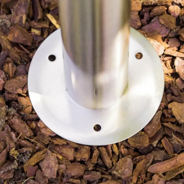 hofstein Lampadaire extérieur Elima Acier inoxydable, 1 lumière* Lampes Modernes