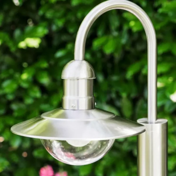hofstein Lampadaire extérieur Elima Acier inoxydable, 1 lumière* Lampes Modernes