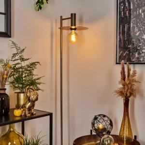 hofstein Lampadaire Faido Laiton, 1 lumière* Lampes Modernes