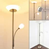 hofstein Lampadaire Gismaro Nickel mat, 3 lumières* Lampes Modernes